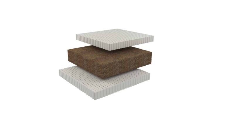 Στρώμα HIGH GRAY 200x200x21cm Χωρίς Ελατήρια με Latex - Dunlopillo