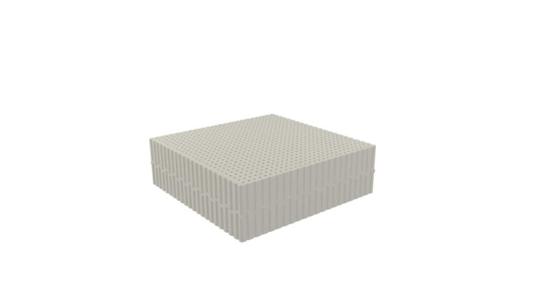Στρώμα MEDIUM GRAY 200x200x17cm Χωρίς Ελατήρια με Latex - Dunlopillo
