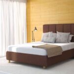 Κρεβάτι ARGAN 200x200cm Επενδεδυμένο με ύφασμα - Dunlopillo