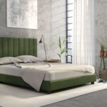 Κρεβάτι STRIPE 200x200cm Επενδεδυμένο με ύφασμα - Dunlopillo