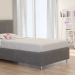 Κρεβάτι ZEN 200x200cm Επενδεδυμένο με ύφασμα - Dunlopillo
