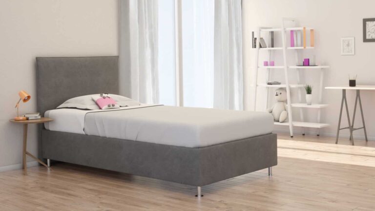 Κρεβάτι ZEN 200x200cm Επενδεδυμένο με ύφασμα - Dunlopillo