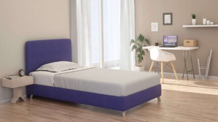 Κρεβάτι ONSEN 200x200cm Επενδεδυμένο με ύφασμα - Dunlopillo