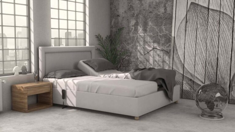 Κρεβάτι PEARL 200x200cm Επενδεδυμένο με ύφασμα - Dunlopillo