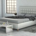 Κρεβάτι ASANA 200x200cm Επενδεδυμένο με ύφασμα - Dunlopillo